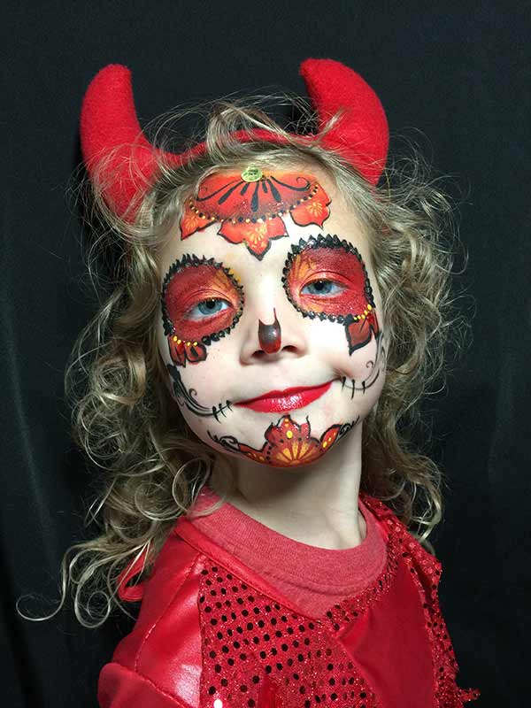 ☑ How to paint a devil face for halloween | nancy's blog