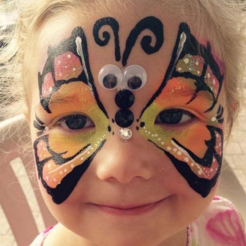 butterfly face paint book it page