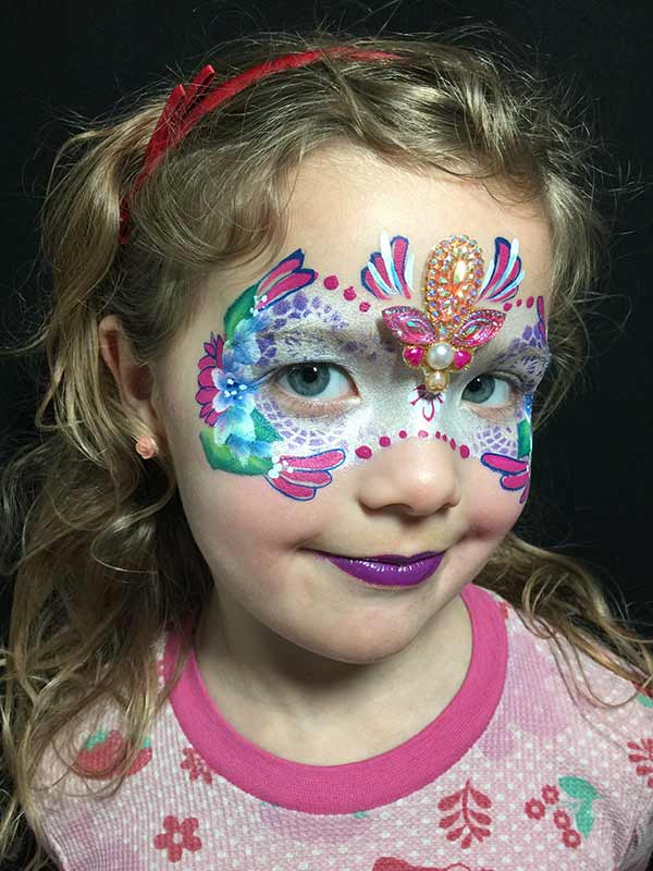 princess face paint mask